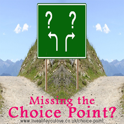 Are You Missing the Choice Point? - Live a Life You Love